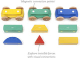 Tegu Magnetic Shape Train - Rainbow