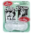 Packaged 'The Amazing Silly Straw' with black and white images of people using it, and text indicating it's 'Sip-Sational'.