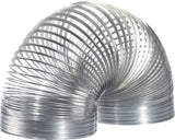 Slinky - Classic a metallic spring toy on a white background