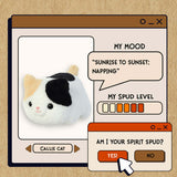 Illustration of a plush cat toy