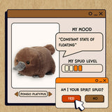 Cartoon toy platypus 