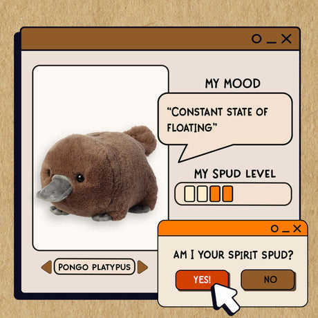 Cartoon toy platypus 