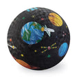 Space Exploration 5 Inch Ball with planets and rockets on a black background