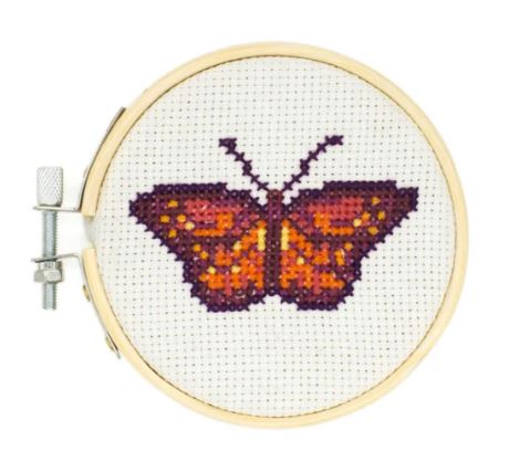 Butterfly Mini Cross Stitch Embroidery Kit