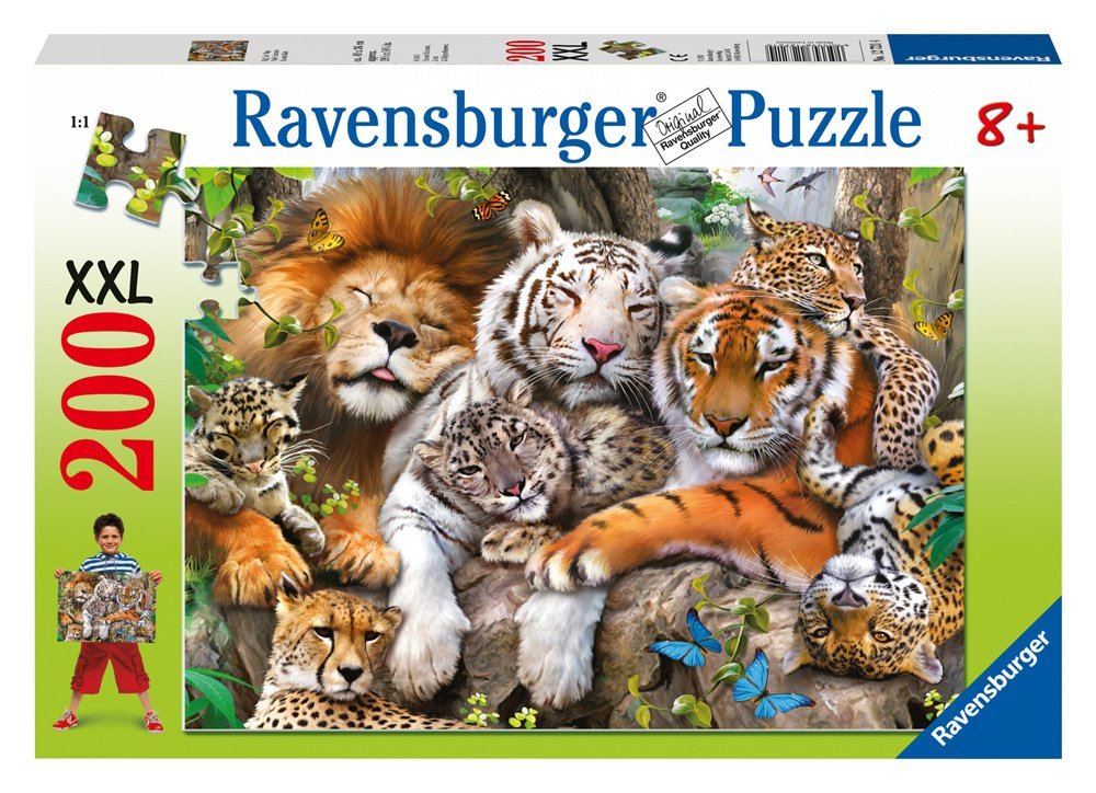 Big Cat Nap - 200 Pieces Puzzle