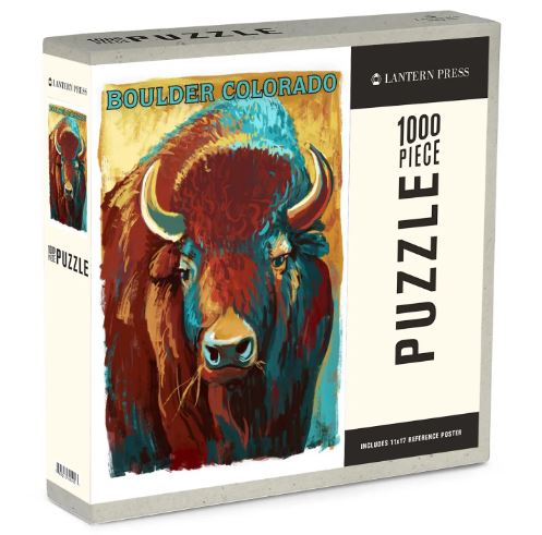 Boulder, Colorado, Vivid Bison 1000pc Puzzle