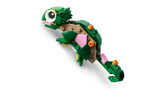  LEGO Creator: Turtle with a Water Lily Flower toy lizard made of interlocking bricks on a transparent background