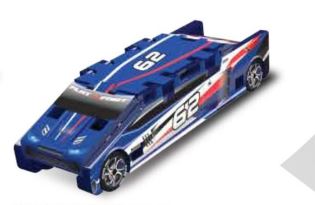 Blue Card Racer Flat 2 Fast