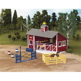 Stablemates Red Stable Set with Two Horses