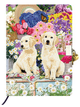 Crystal Art Secret Diary Kit: Country Pups