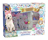 Crystal Art Secret Diary Kit: Country Pups