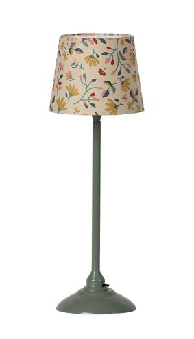 Maileg Miniature Floor Lamp - Dark Mint