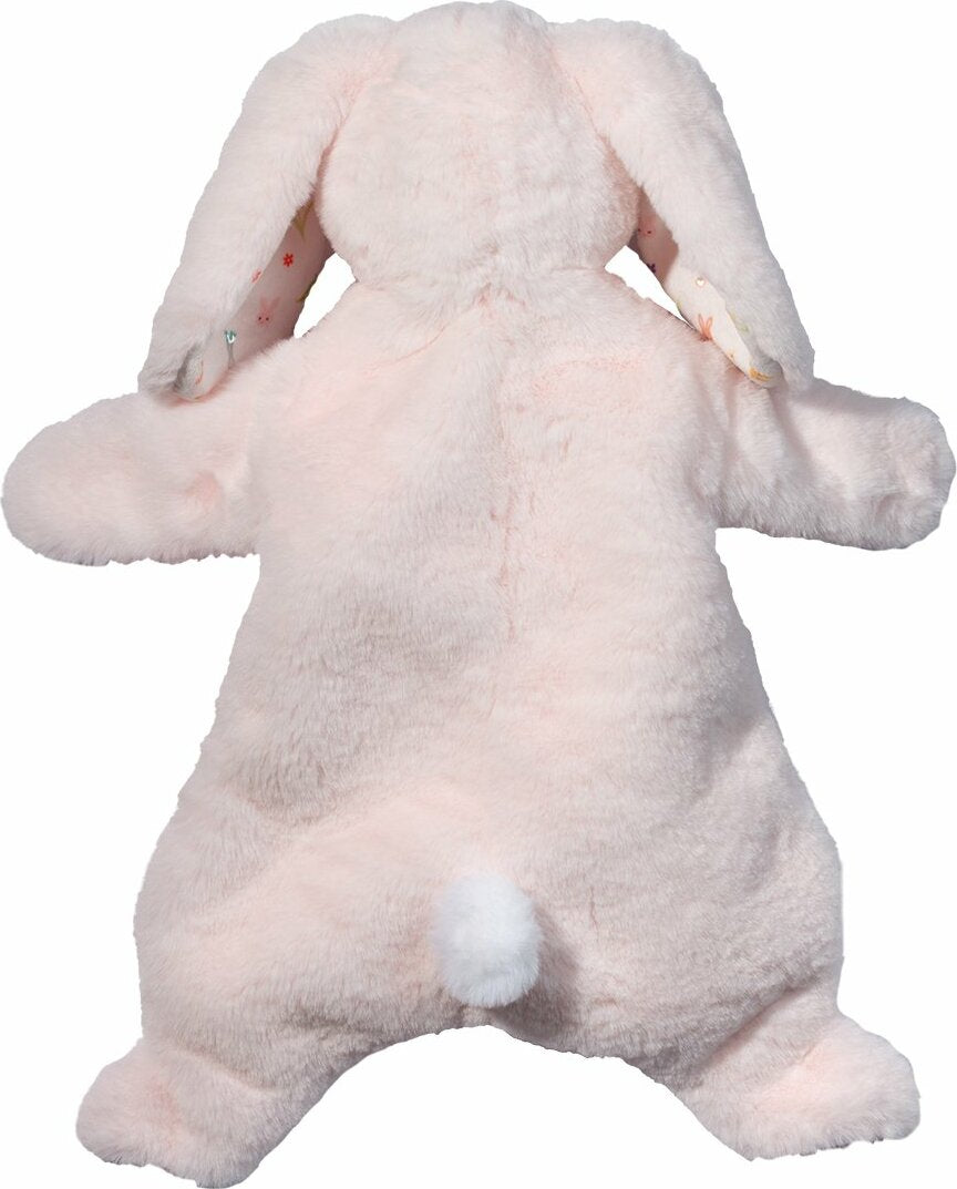 Parsnip Pink Bunny Sshlumpie plush toy rabbit on a white background