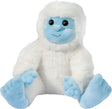 Shiver Yeti plush toy resembling a snow creature with white fur and blue accents on a white background