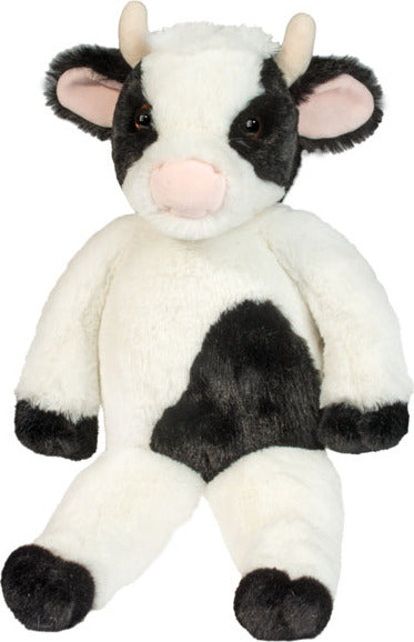 Betty Floppy Black And White Cow on a white background