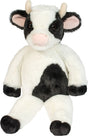 Betty Floppy Black And White Cow on a white background