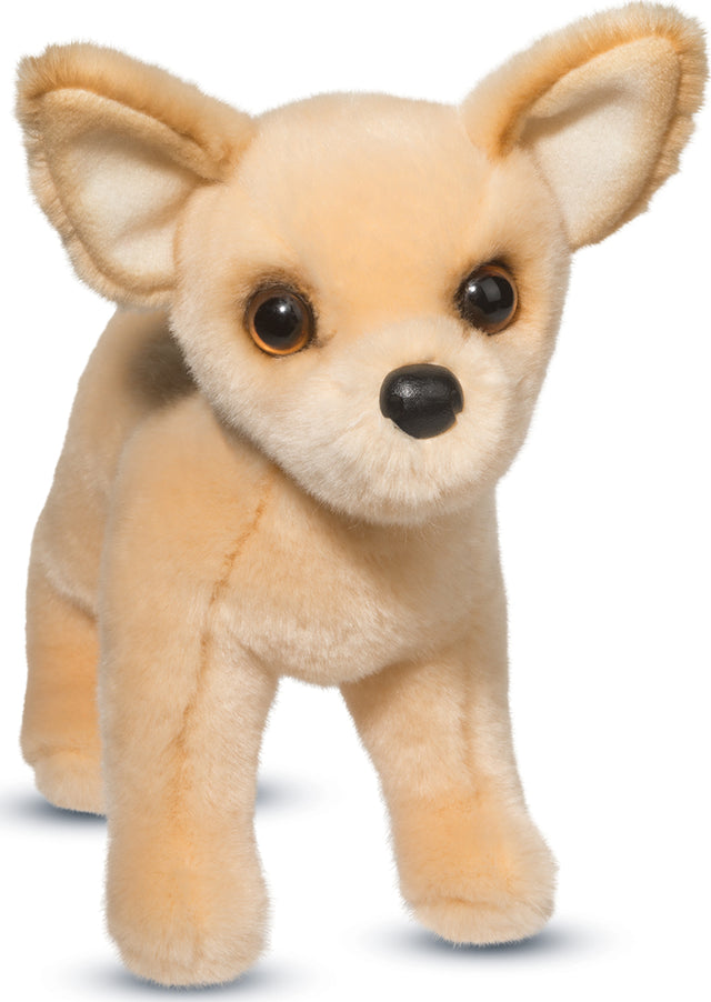 Plush Carlos Chihuahua on a white background