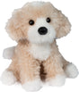 Plush Darcy Golden Doodle on a white background