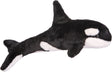 Plush Spout Orca Whale on a white background