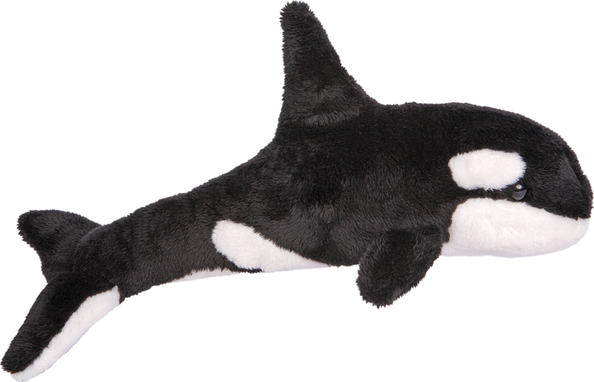 Plush Spout Orca Whale on a white background