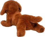 Plush Delanie Soft Dachshund on a white background