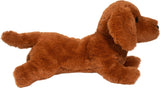 Plush Delanie Soft Dachshund on a white background