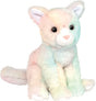 Pastel-colored plush Pixie Rainbow Cat Mini Soft toy on a white background
