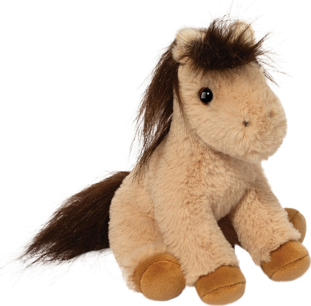 Plush Buckie Buckskin Horse Mini Soft on a white background