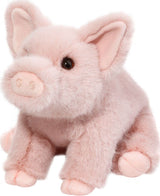 Plush Super Pinkie Soft Pig on a white background
