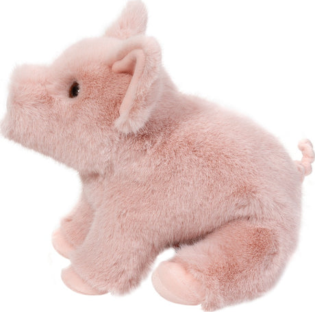 Plush Super Pinkie Soft Pig on a white background