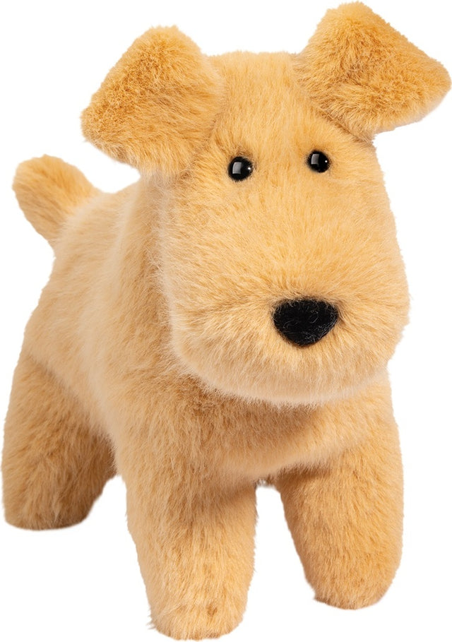 Plush Ed Tan Dog Muzzle on white background