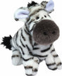 Plush Debra Zebra Muzzle on a white background