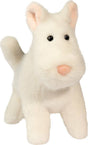 Plush Janice Terrier on a white background