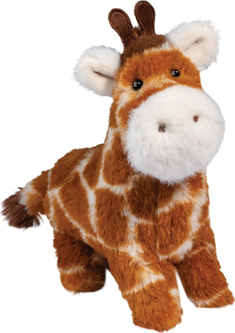 Plush George Giraffe Muzzle on a white background