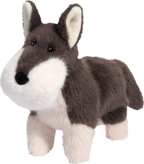 Plush Wayne Wolf Muzzle on a white background