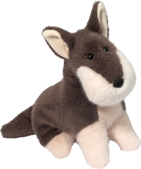 Plush Wayne Wolf Muzzle, Large on a white background