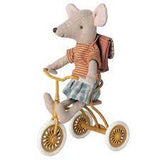 Rose Tricycle Big Sister Mouse With Bag