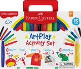 Faber-Castell Little Creatives ArtPlay Set packaging with colorful markers and tools.