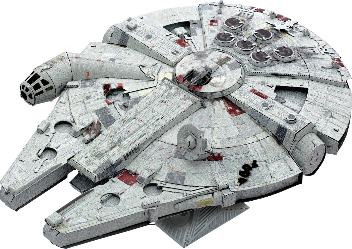 Metal model of the Millennium Falcon