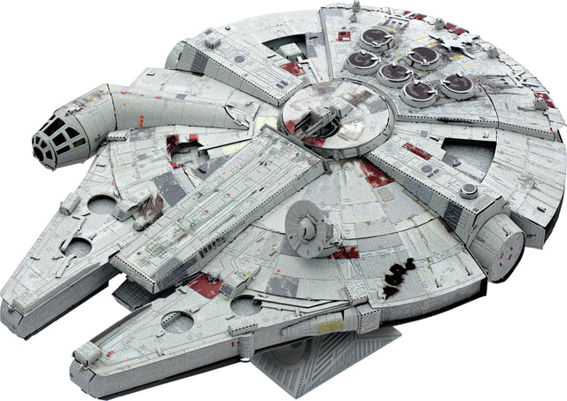 Metal model of the Millennium Falcon