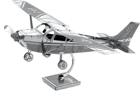 Metal model of a Cessna 172 airplane