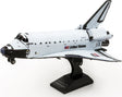 Metal model of Space Shuttle Discovery