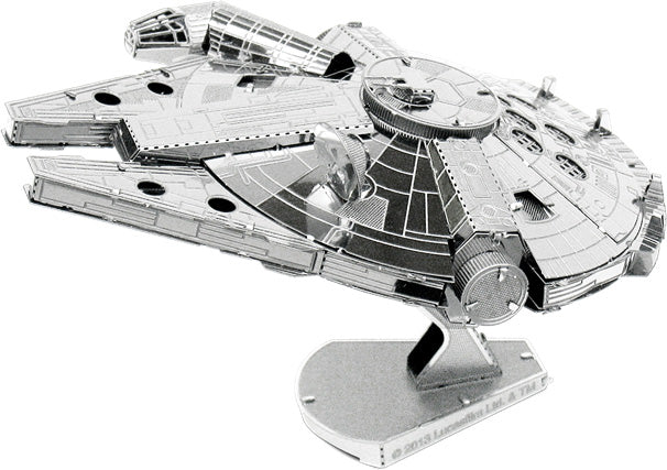 Metal model of the Millennium Falcon