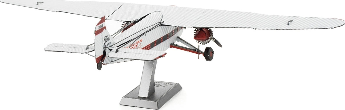 Metal model of a Ford Trimotor airplane