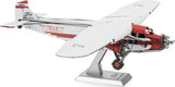 Metal model of a Ford Trimotor airplane