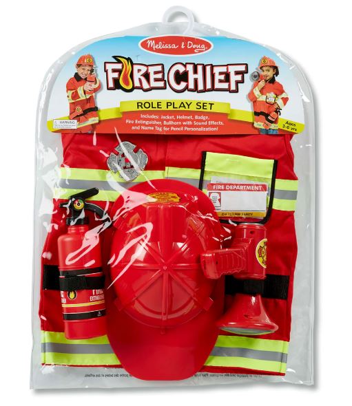 Fire Chief Role Play Costume Set