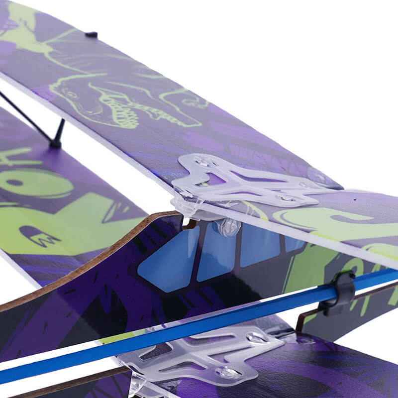 Rubber Band Airplane Science - Biplane