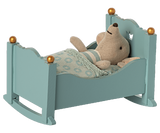 Blue Cradle Wooden: Baby Mouse