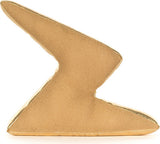 A gold Amuseables Zapperty Lightning Bolt plush with a textured metallic finish, shown on a plain white background.