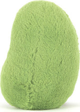 A light green plush Amuseables Soyella Edamame Bean toy with a fuzzy, textured surface, shown against a plain white background.
